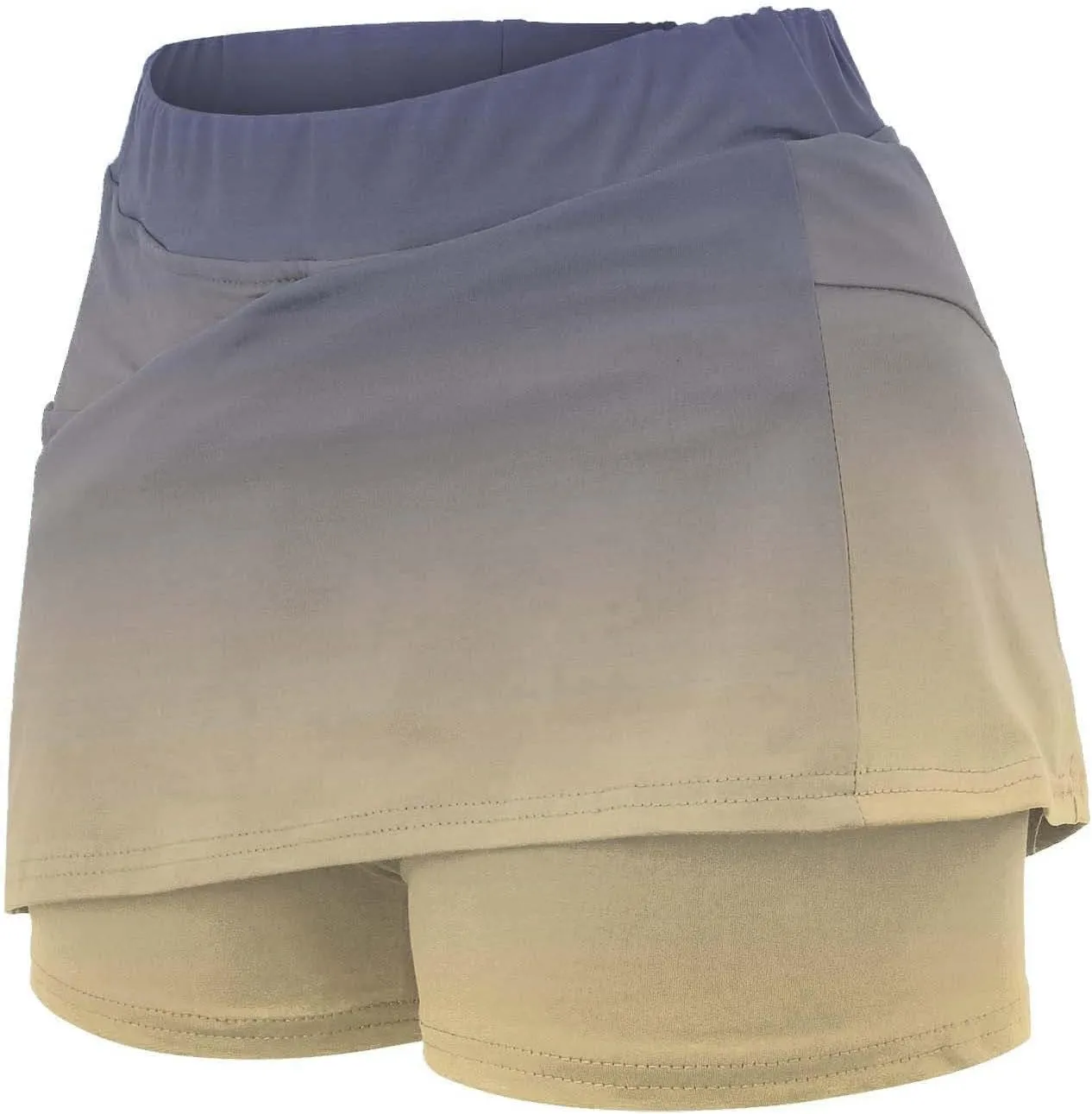 aihihe Golf Skirts for Women with Shorts Longer Shorts for Women Gym Bike Shorts Women Tummy Control Pockets