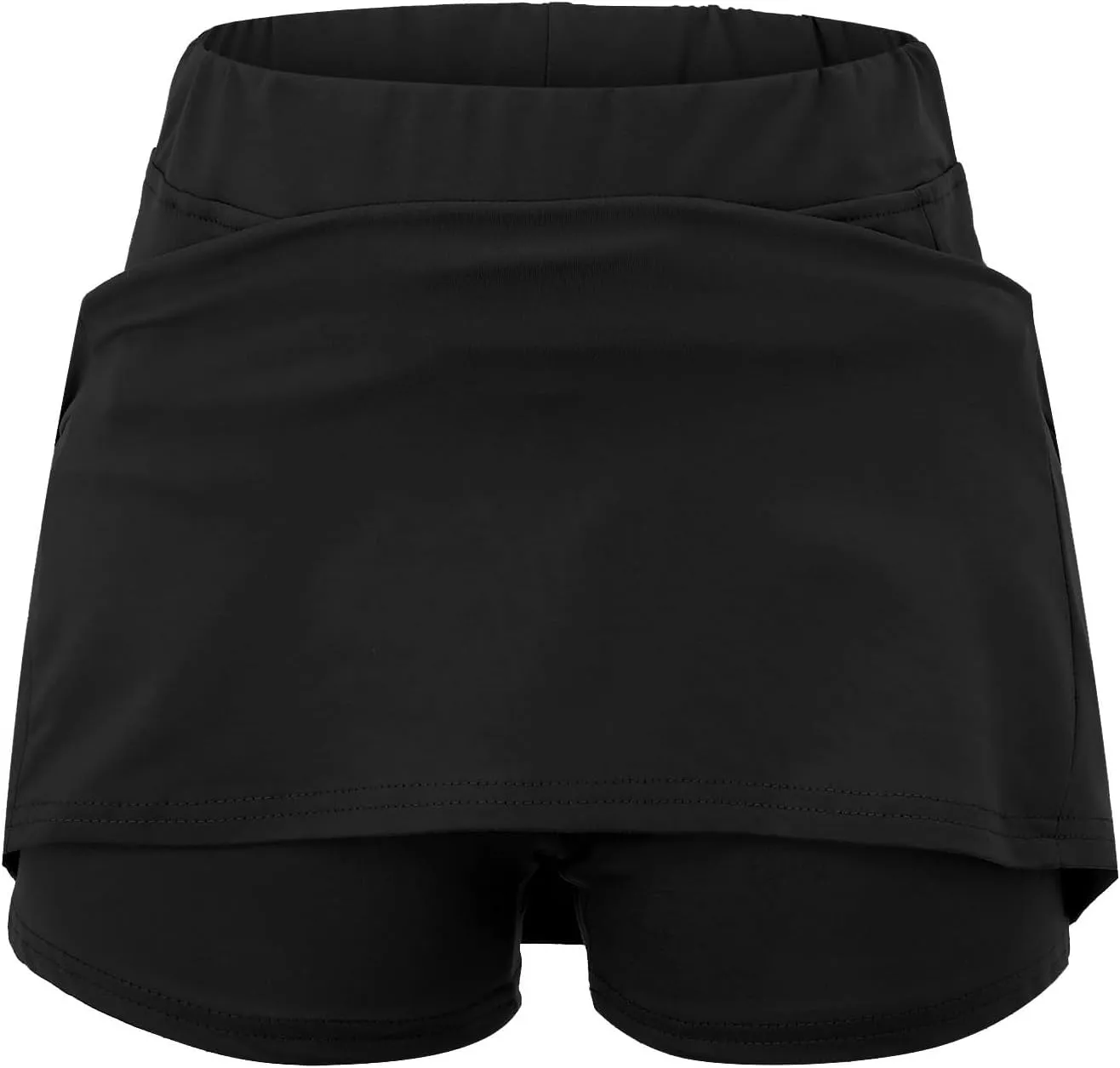 aihihe Tennis Skirts for Women with Shorts Pleated Black Cotton Pleated Skirt for Women Bike Shorts Women Cotton