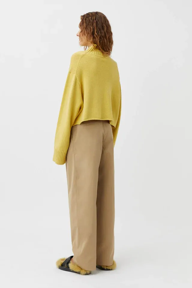 Aleksy Turtleneck Knit Egg Nog
