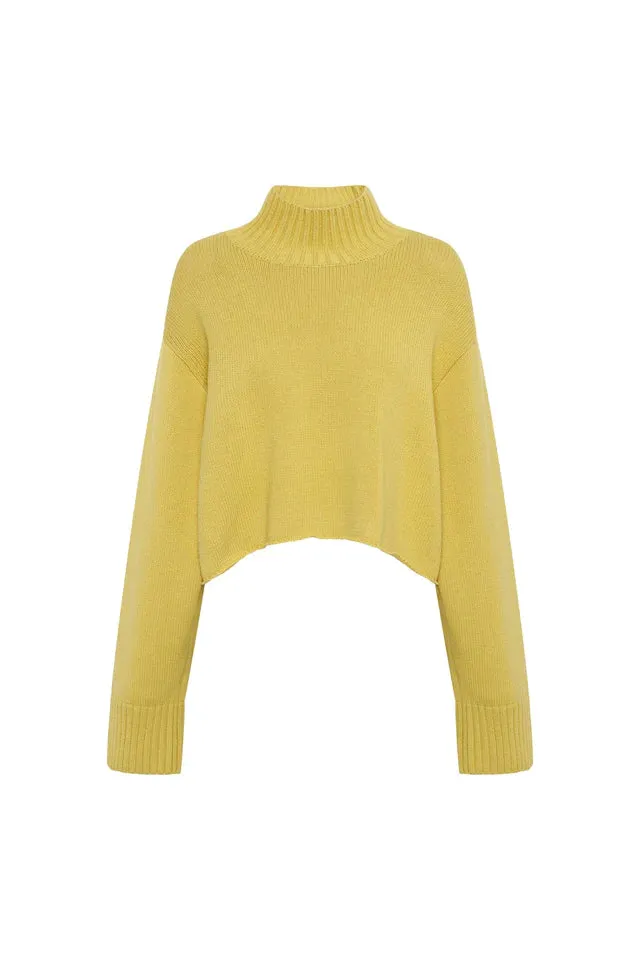 Aleksy Turtleneck Knit Egg Nog