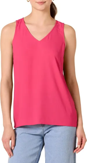 Amazon Essentials Women's Regular-Fit Sleeveless Layering Tank Top (Available in Plus Size)