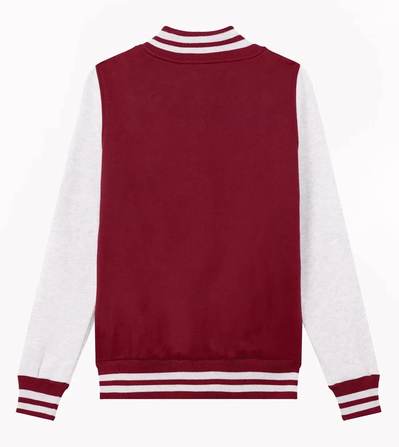 babyhealthy Women's Men's Varsity Baseball Jacket Casual Letterman Bomber Jacket Windbreaker Lightweight Jacket Coat