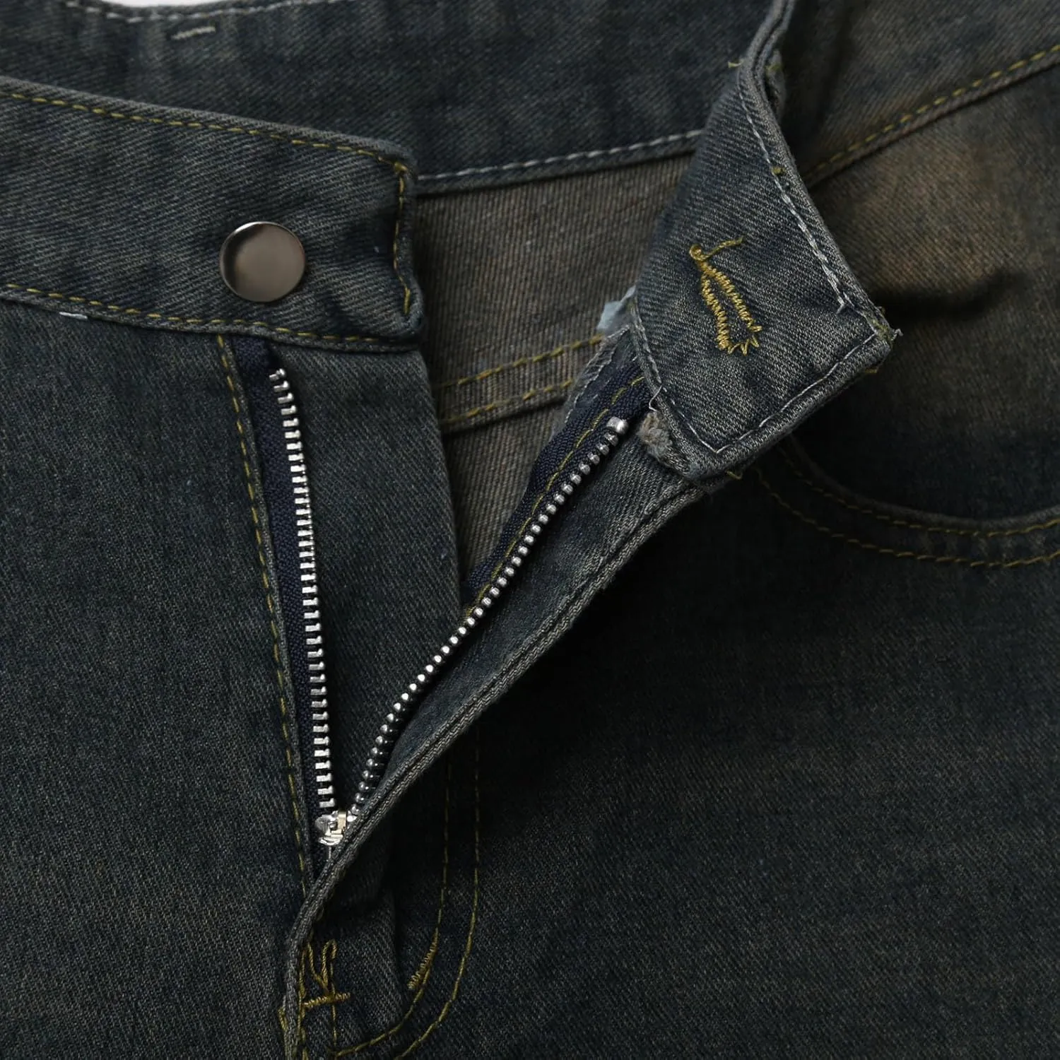 Baggy Jean Shorts for Men Casual Summer Loose Fit Hip Hop Wide Leg Denim Shorts Trendy Outfits