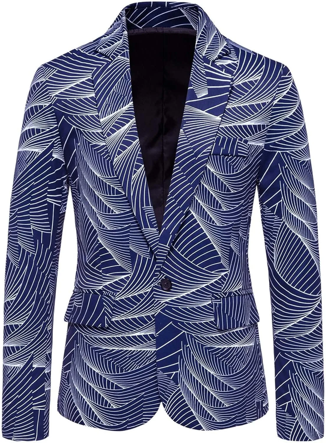 Blazers for Men Men's Luxury Casual Striped Suit Blouse Lapel Button Slim Fit Stylish Jacket Shirt Party formal