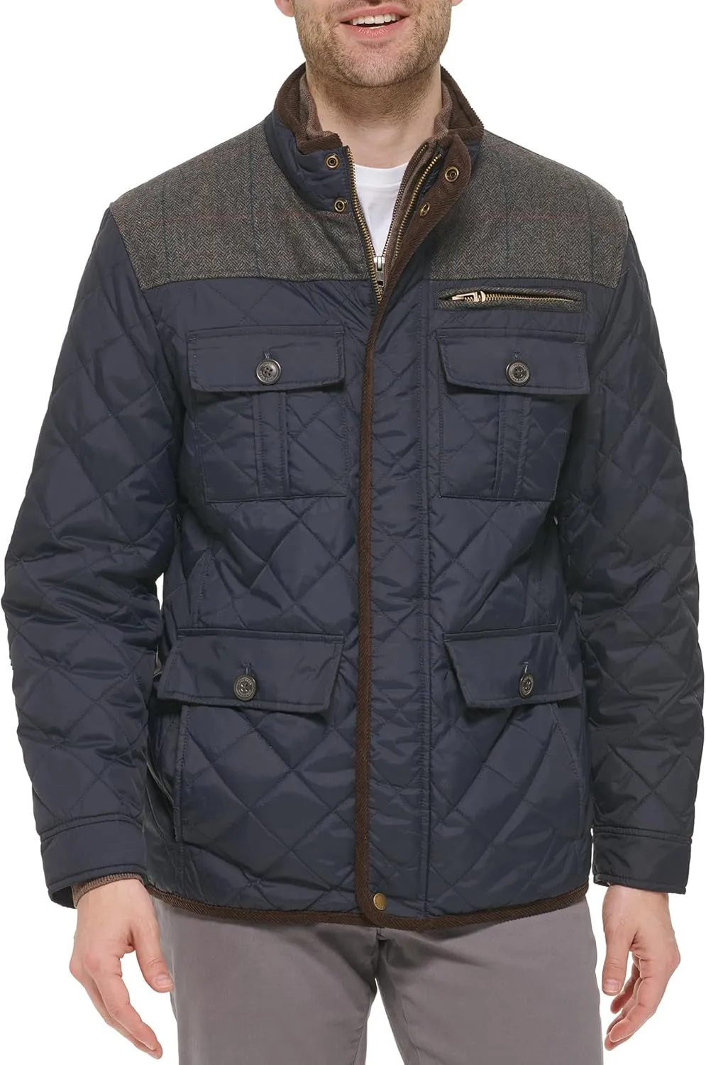 Cole Haan Men's Diamond Quilted Jacket