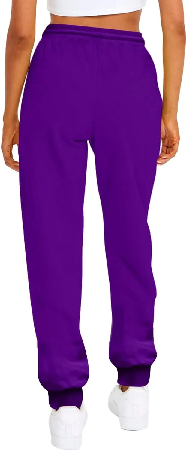 cooki Sweatpants Women Baggy Womens Sweatpants with Pockets Cinch Bottom Drawstring Elastic Waist Pants Athletic Yoga Joggers