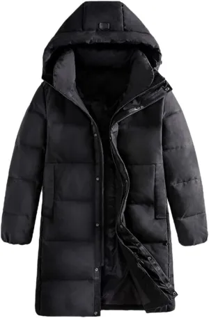 Couple Down Jacket White Duck Down Thick Jacket Men's Fashion Hooded Down Jacket Plus Size
