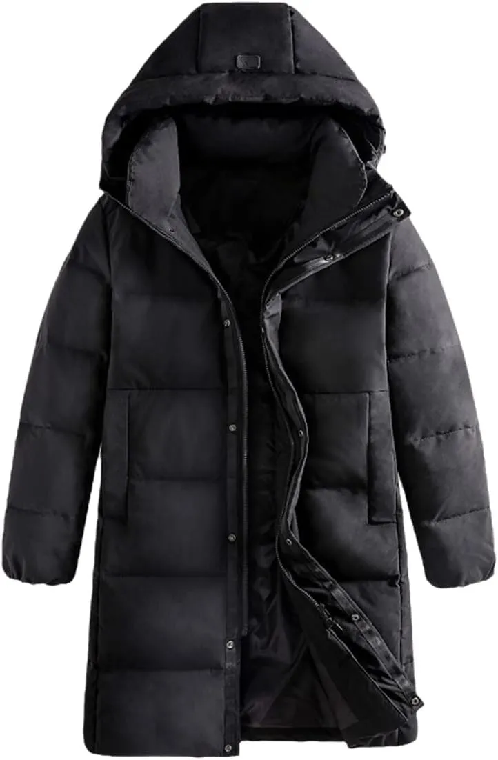 Couple Down Jacket White Duck Down Thick Jacket Men's Fashion Hooded Down Jacket Plus Size