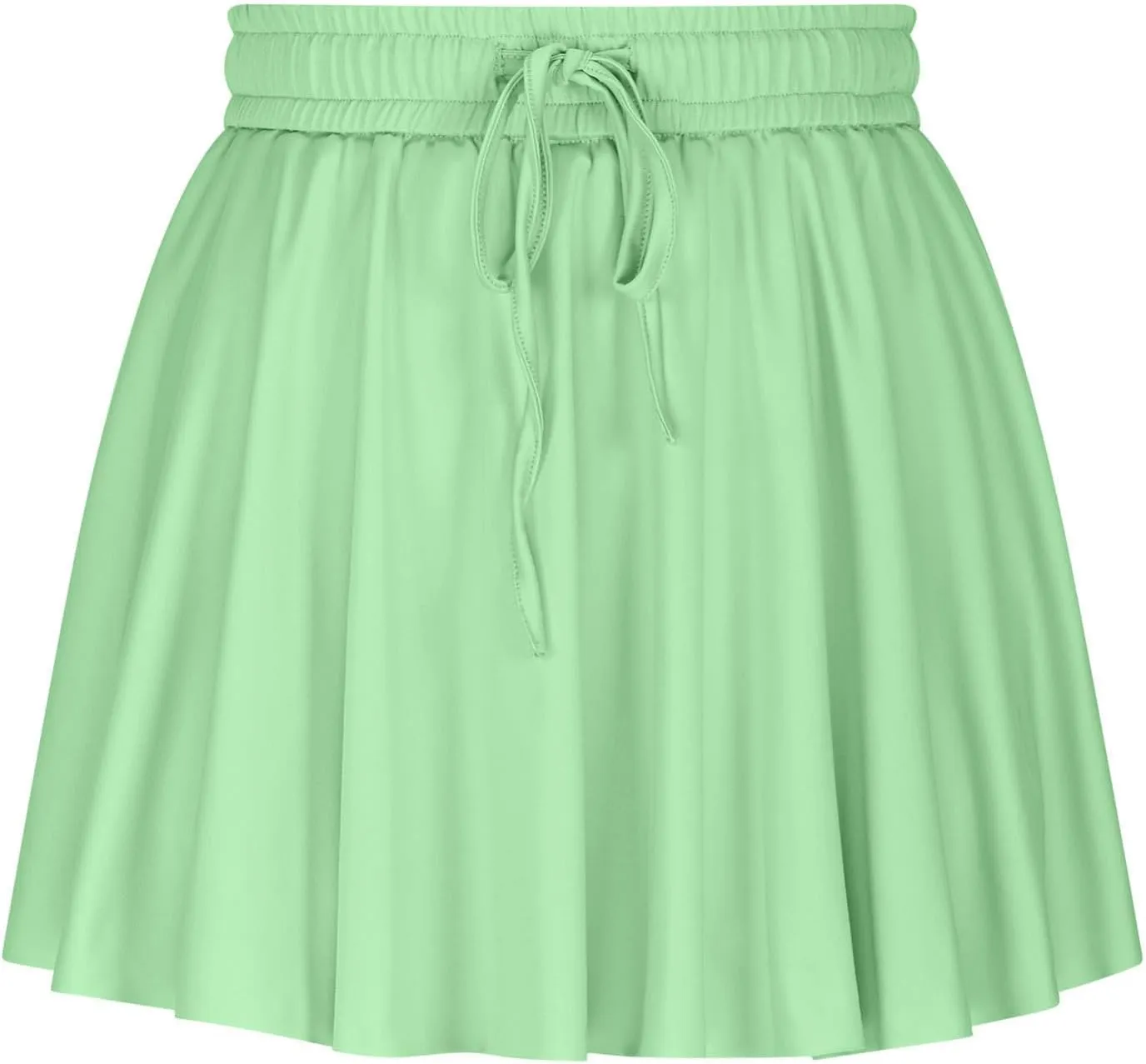 DDAPJ pyju Golf Skirts for Women Pleated Tennis Skirt Drawstring High Waisted Skort Inner Shorts Casual Athletic Mini Skirts