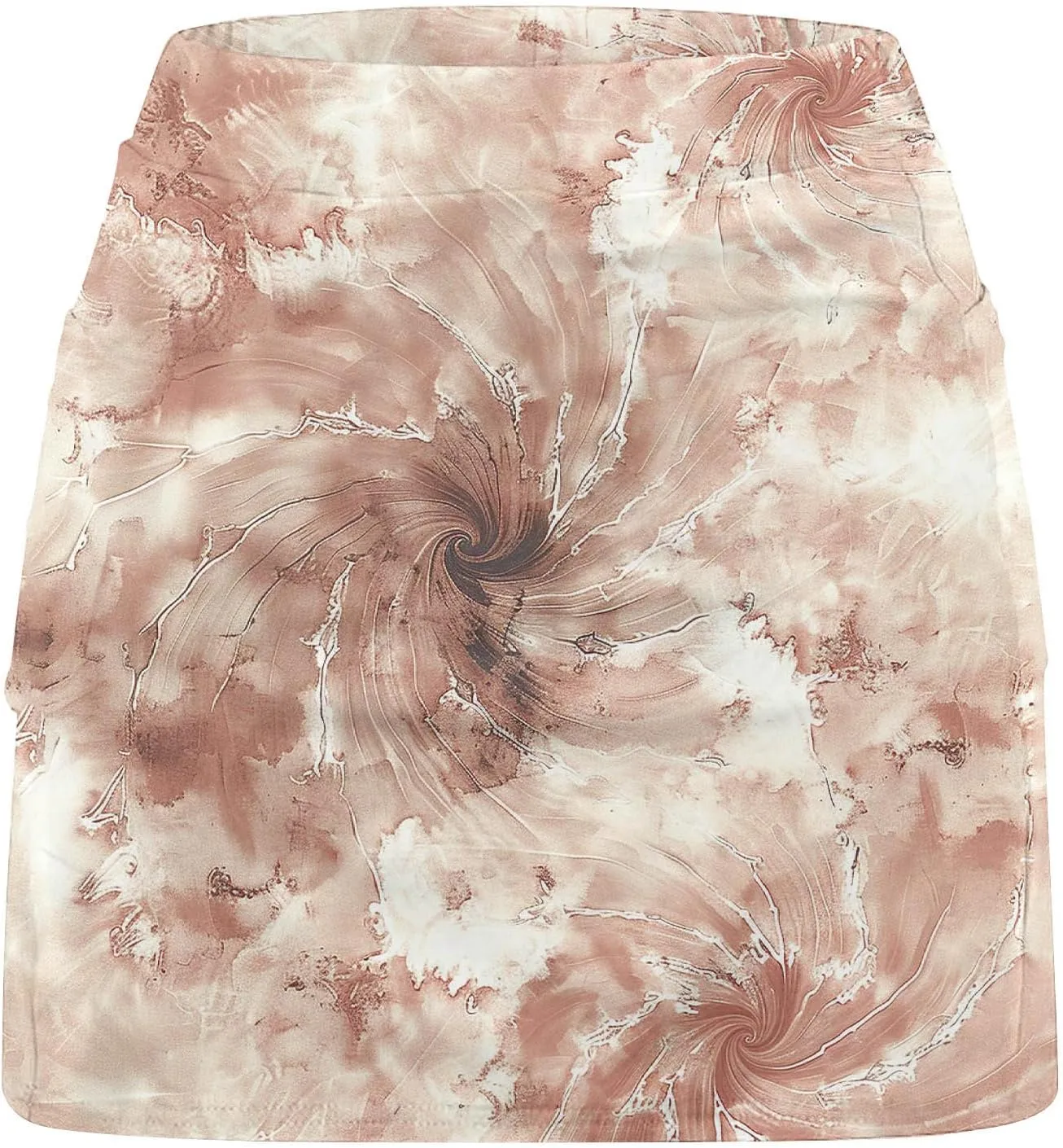 DDAPJ pyju Tie Dye Skorts for Woman Fashion High Waisted Women's Tennis Golf Skirts Plus Size Athletic Skirt with Shorts