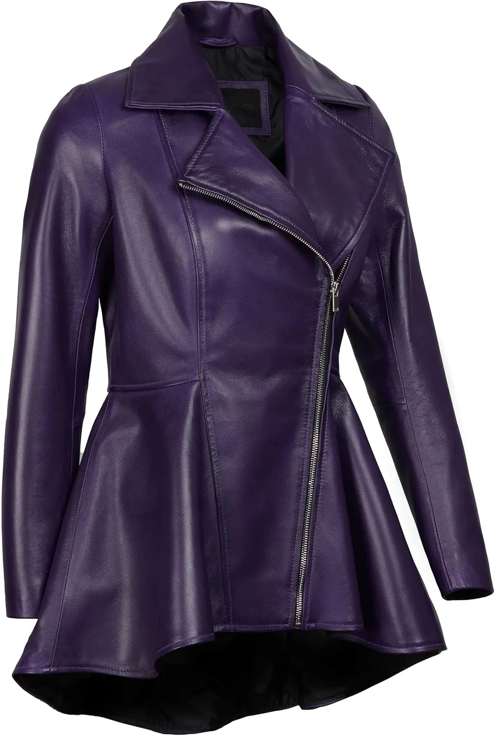 fjackets Leather Jacket Women - Real Lambskin Leather Jackets For Womens Stylish Leather Jacket for All Seasons