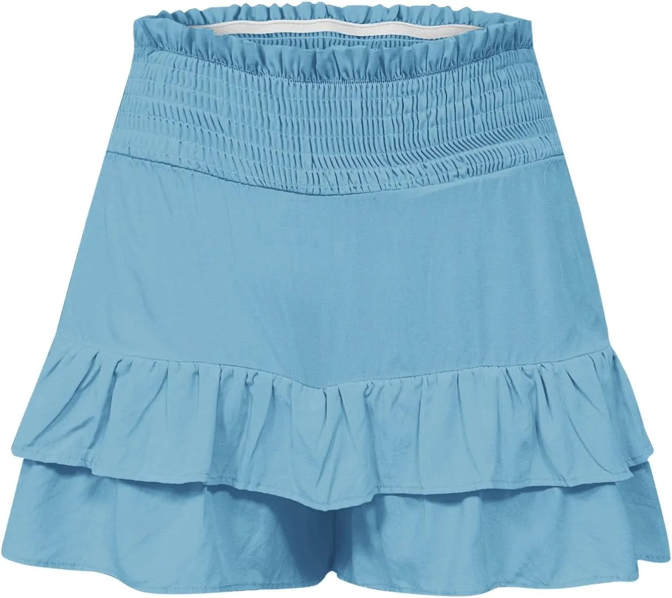 Flowy Shorts for Women 2025 Summer Pleated Shorts Pants Casual Dressy High Waisted Ruffle Short