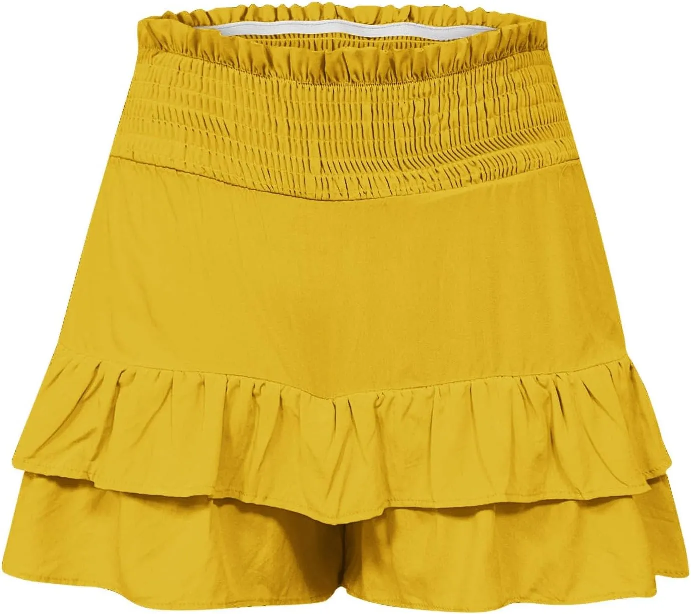 Flowy Shorts for Women 2025 Summer Pleated Shorts Pants Casual Dressy High Waisted Ruffle Short