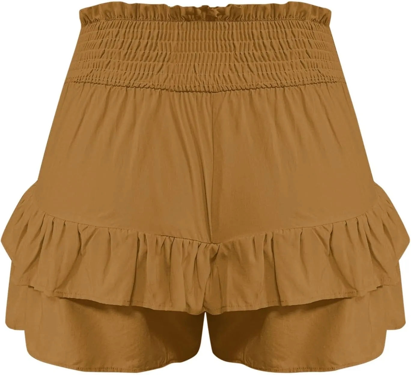 Flowy Shorts for Women 2025 Summer Pleated Shorts Pants Casual Dressy High Waisted Ruffle Short