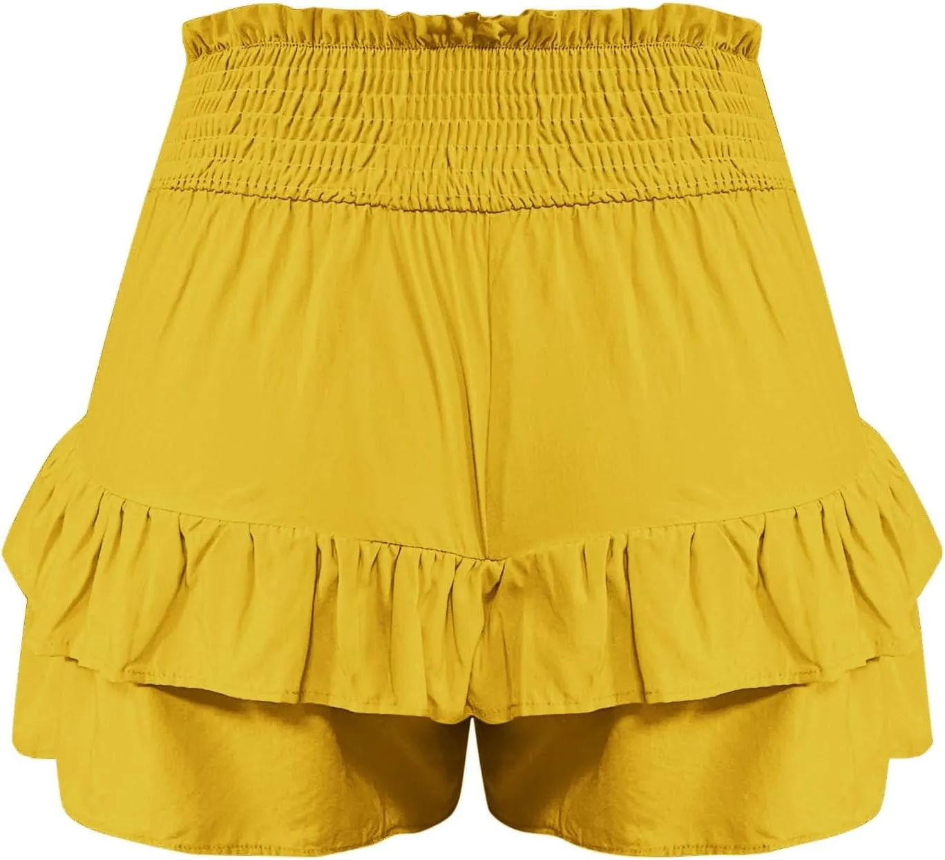 Flowy Shorts for Women 2025 Summer Pleated Shorts Pants Casual Dressy High Waisted Ruffle Short