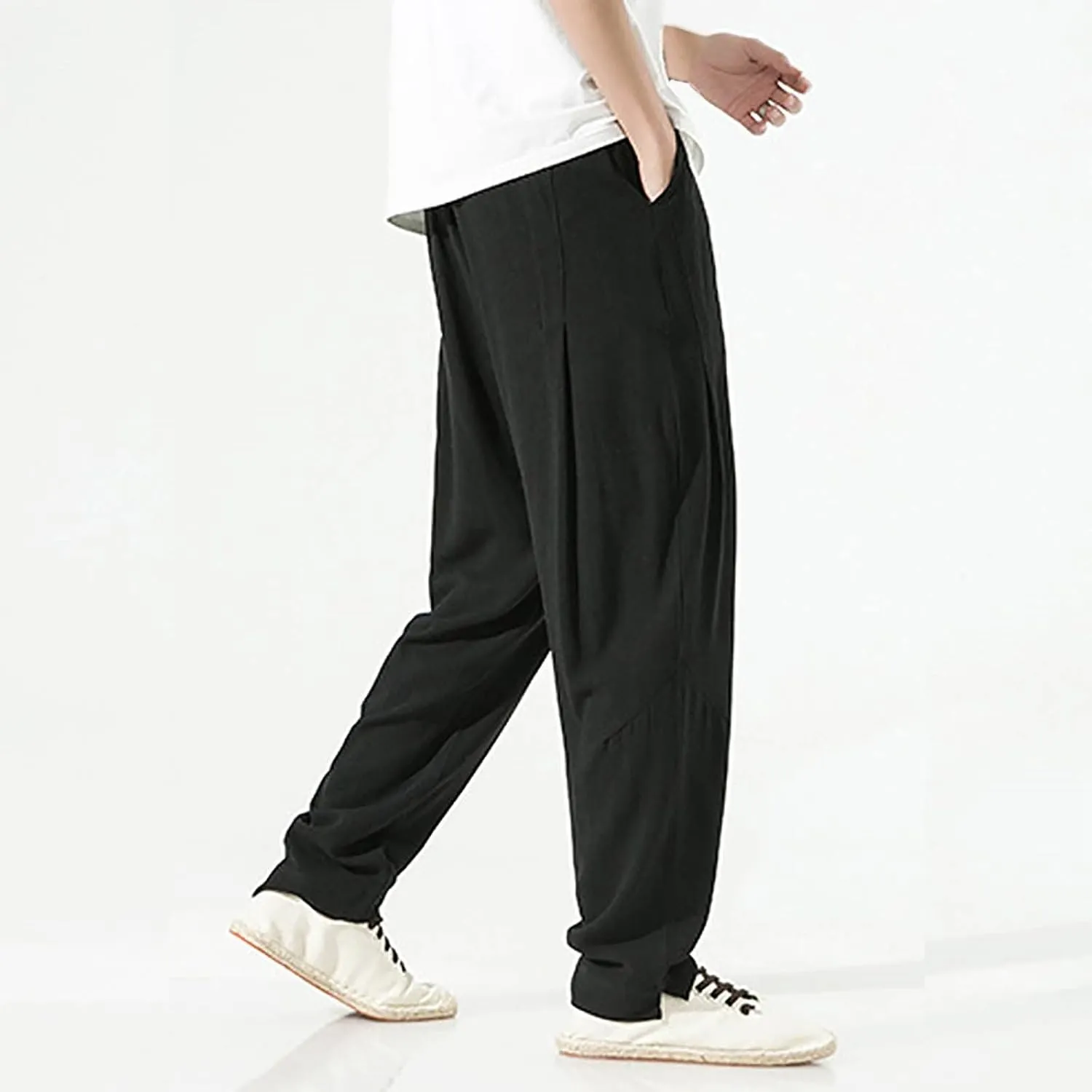 GIERIDUC Men's Golf Joggers Pants Pantalones Con Forro Polar para Hombre Men Running Pants Polyster Men's Relaxed Sweatpants