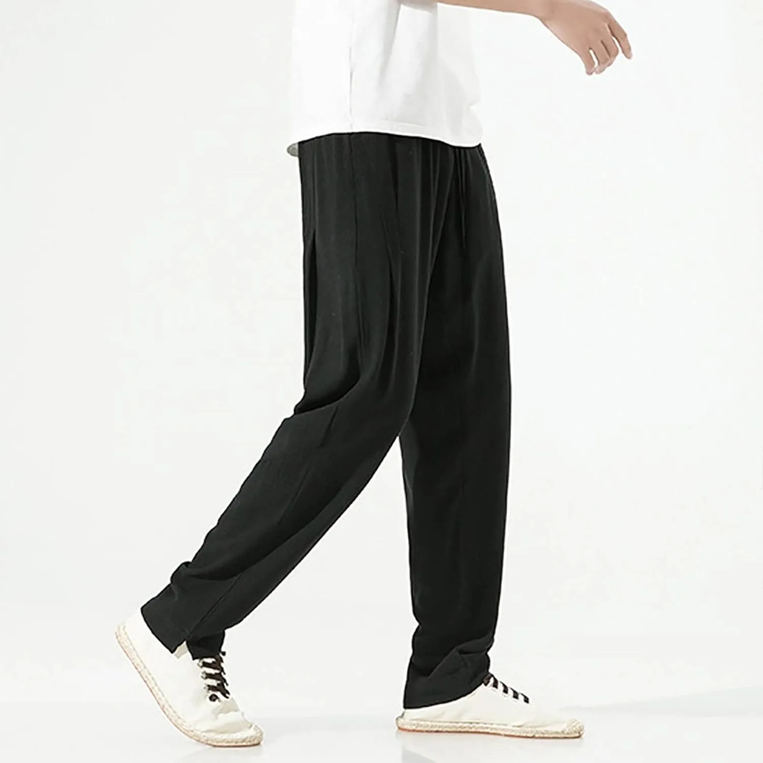 GIERIDUC Men's Golf Joggers Pants Pantalones Con Forro Polar para Hombre Men Running Pants Polyster Men's Relaxed Sweatpants