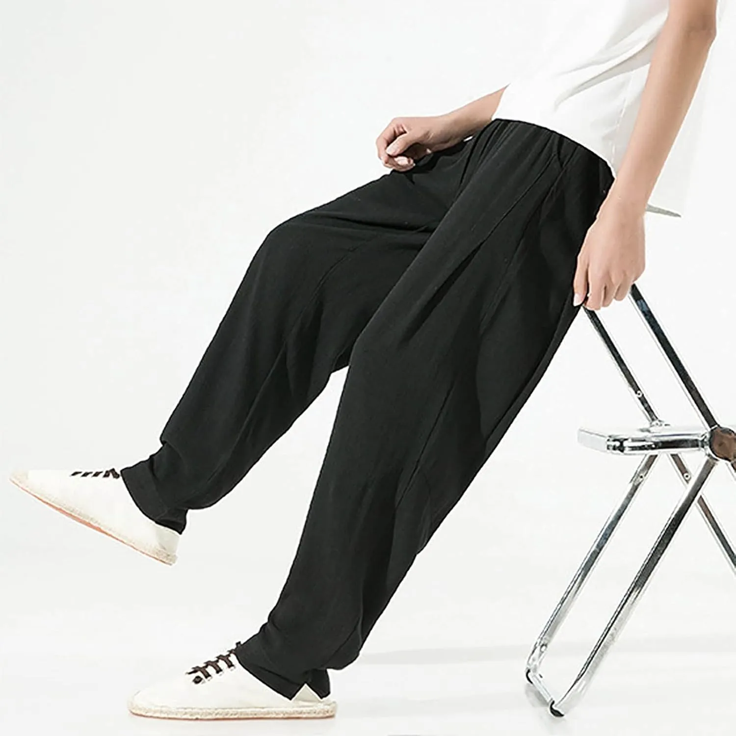 GIERIDUC Men's Golf Joggers Pants Pantalones Con Forro Polar para Hombre Men Running Pants Polyster Men's Relaxed Sweatpants