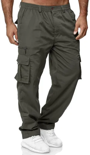 GOFULY Cargo Pants for Men Work Stretch Relaxed Fit Baggy Sweatpants with Pockets Pants Joggers Workout Pants Relaxed Fit