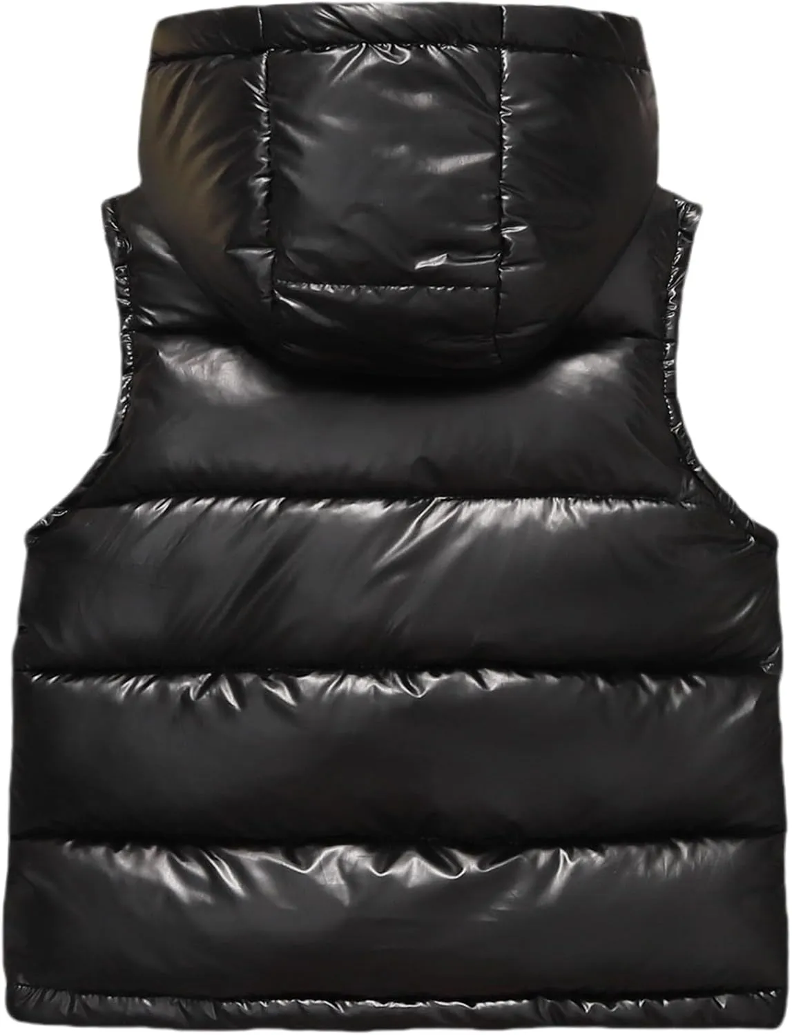 Happy Cherry Boys Girls Puffer Vest Winter Hooded Down Coats Sleeveless Zipper Padded Jackets Windproof Warm Thick Waistcoat