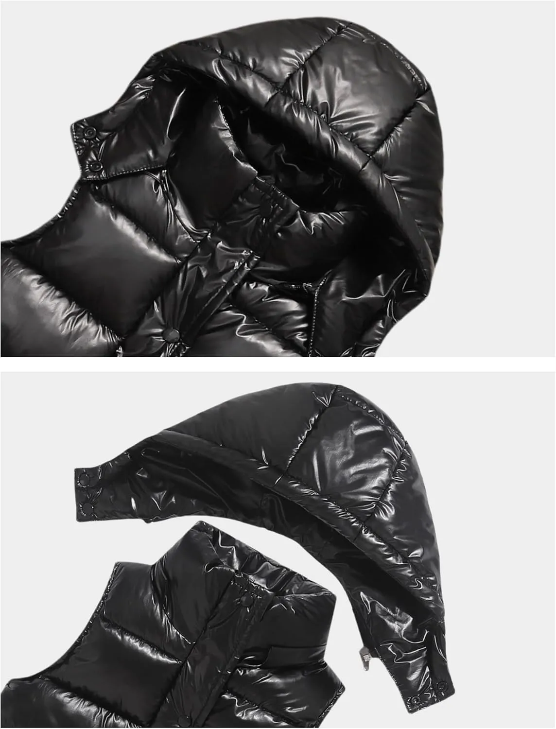 Happy Cherry Boys Girls Puffer Vest Winter Hooded Down Coats Sleeveless Zipper Padded Jackets Windproof Warm Thick Waistcoat
