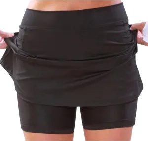 hlysgo Women Tennis Skirt Summer High Waisted Athletic Skorts with Inner Shorts Sport Workout Pleated Pickleball Shorts