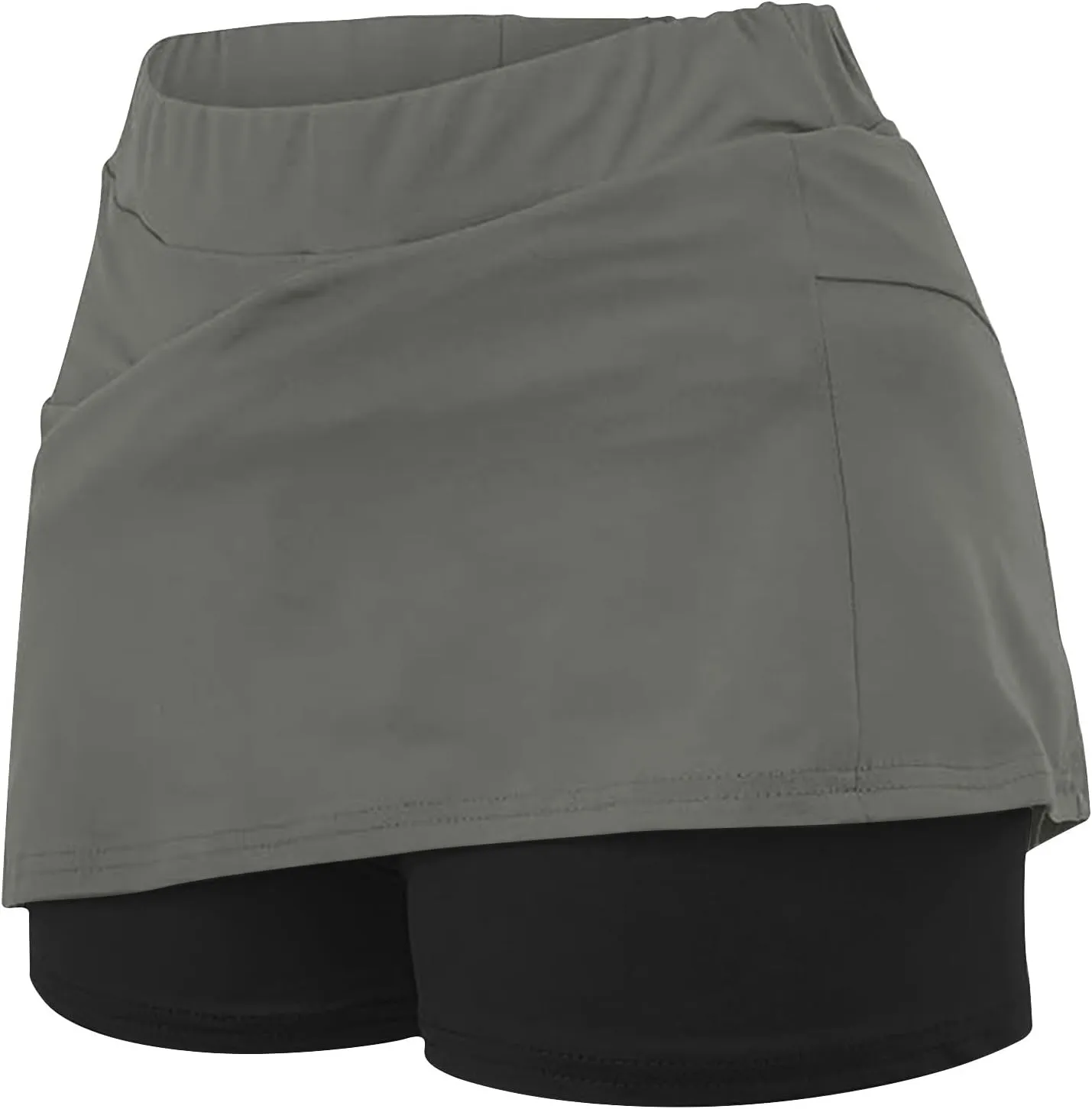 hlysgo Womens High Waisted Tennis Skort A-Line Skater Skirts with Lining Shorts Summer Plus Size Workout Athletic Shorts