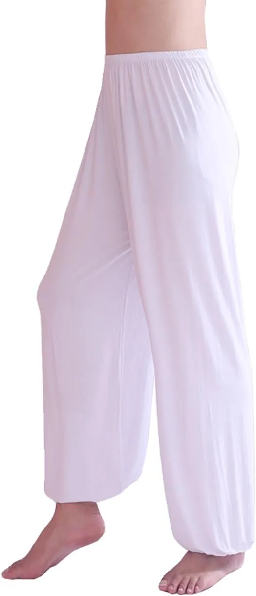 Hoerev Men Women Super Soft Yoga Pants Trousers Taiji Lounge Pant