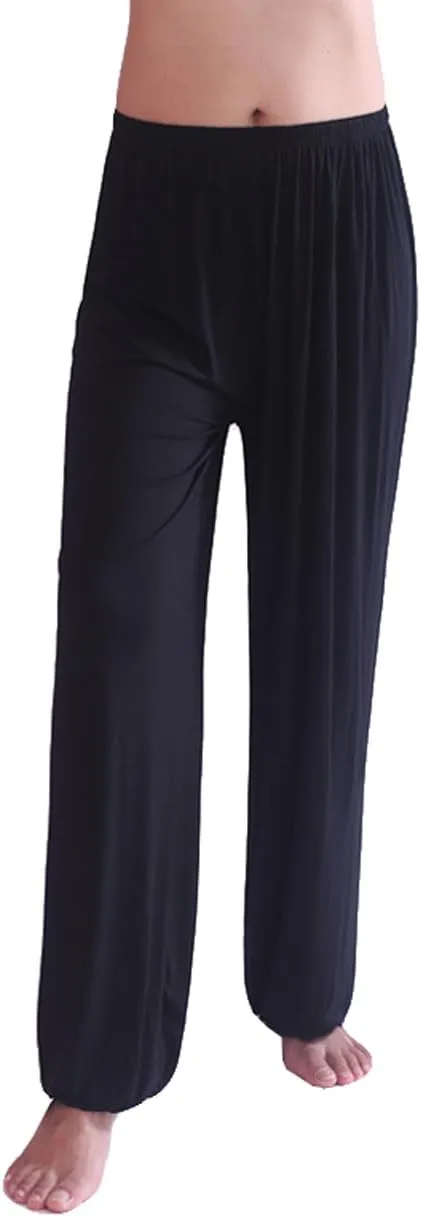 Hoerev Men Women Super Soft Yoga Pants Trousers Taiji Lounge Pant