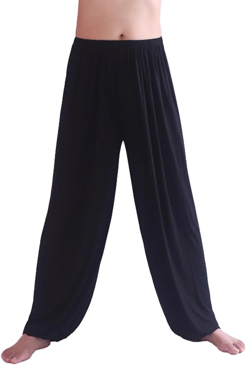 Hoerev Men Women Super Soft Yoga Pants Trousers Taiji Lounge Pant