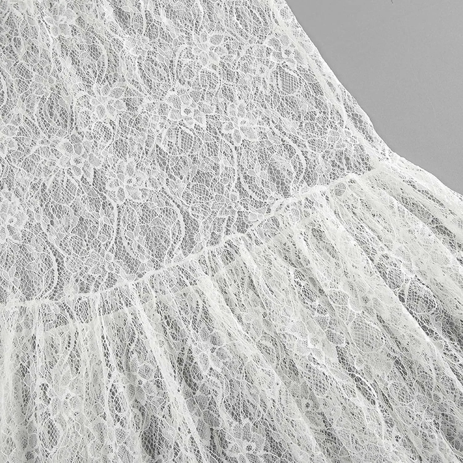 Lace Jacquard High Waist Maxi Skirt for Women | Stylish Loose Fit Long Dress Skirt