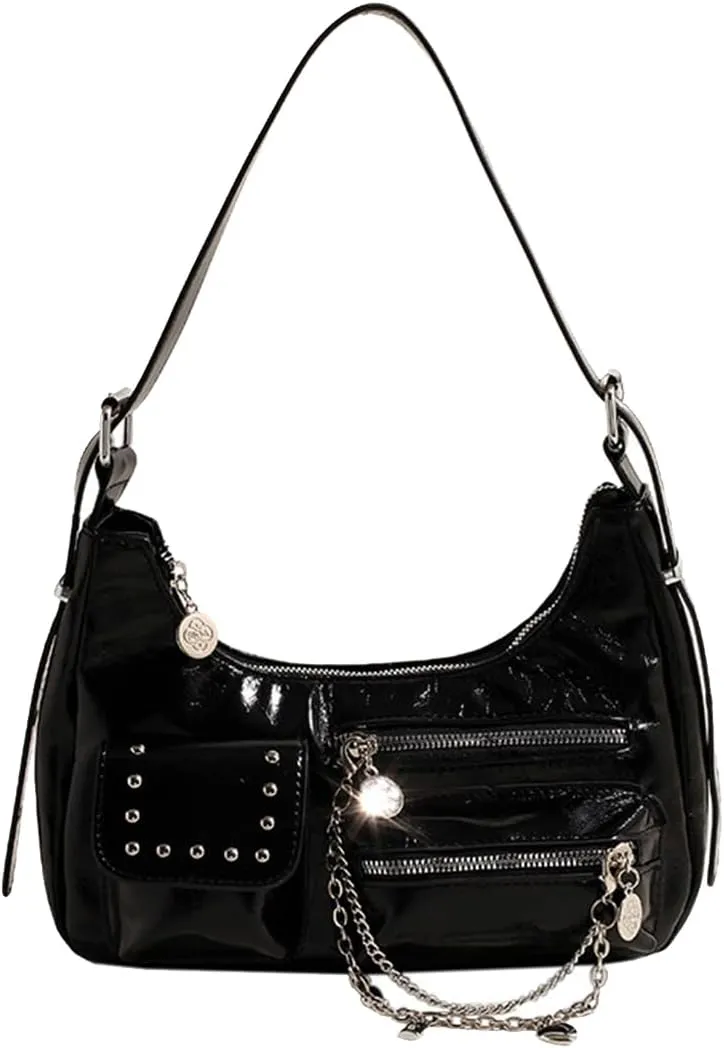 Ladies Fashion Handbag - Soft PU Leather Crossbody, Top-handle, Messenger, Medium Hobo Bag