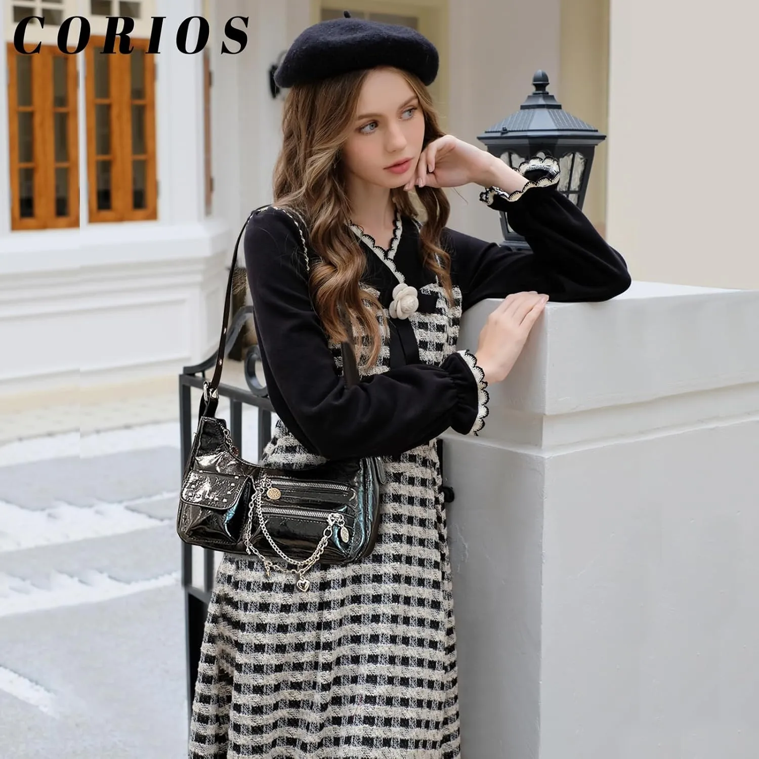 Ladies Fashion Handbag - Soft PU Leather Crossbody, Top-handle, Messenger, Medium Hobo Bag