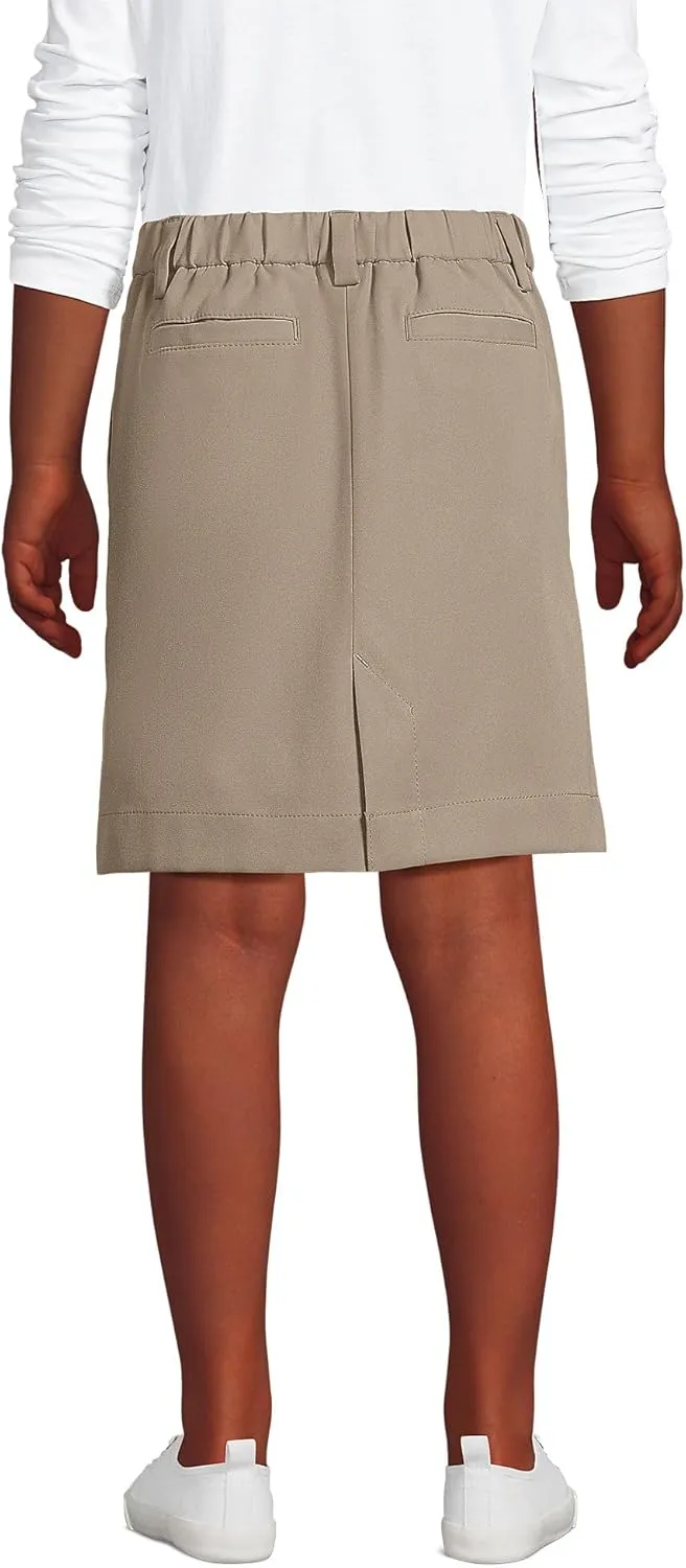 Lands' End School Uniform Girls Active Chino Skort Top of The Knee