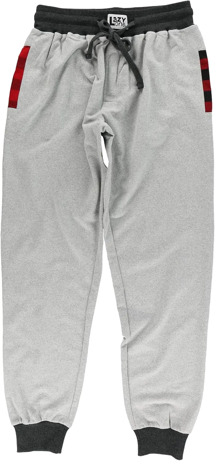 Lazy One Men's Jogger Sweatpants, Cozy, Warm, Pockets