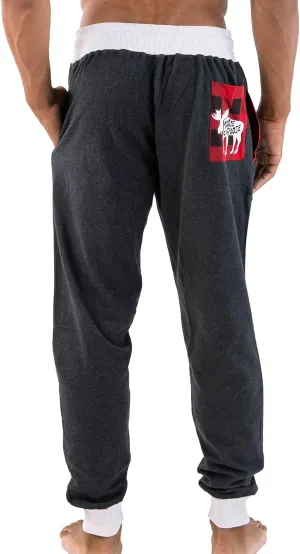 Lazy One Men's Jogger Sweatpants, Cozy, Warm, Pockets
