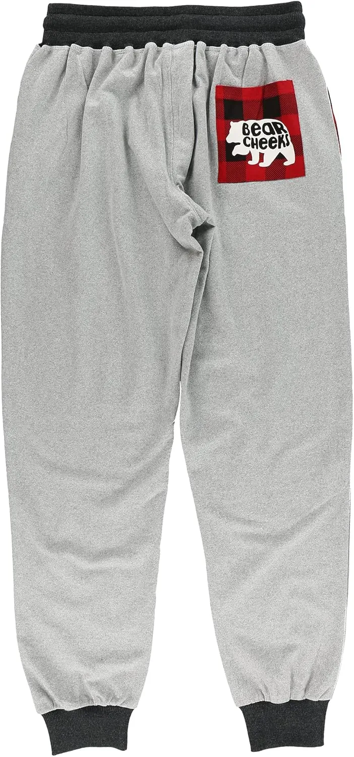 Lazy One Men's Jogger Sweatpants, Cozy, Warm, Pockets