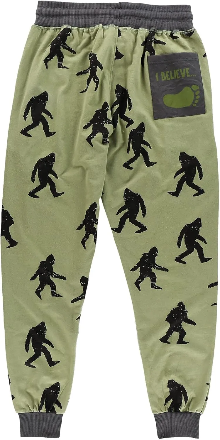 Lazy One Men's Jogger Sweatpants, Cozy, Warm, Pockets