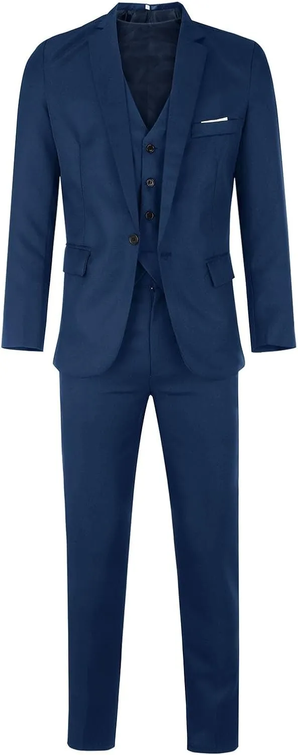 LCMTWX Tuxedo For Men 3 Suit Business Wedding Party Jacket Vest & Pants Coat MenS Suits Premium Comfort Dress Pant Casaca