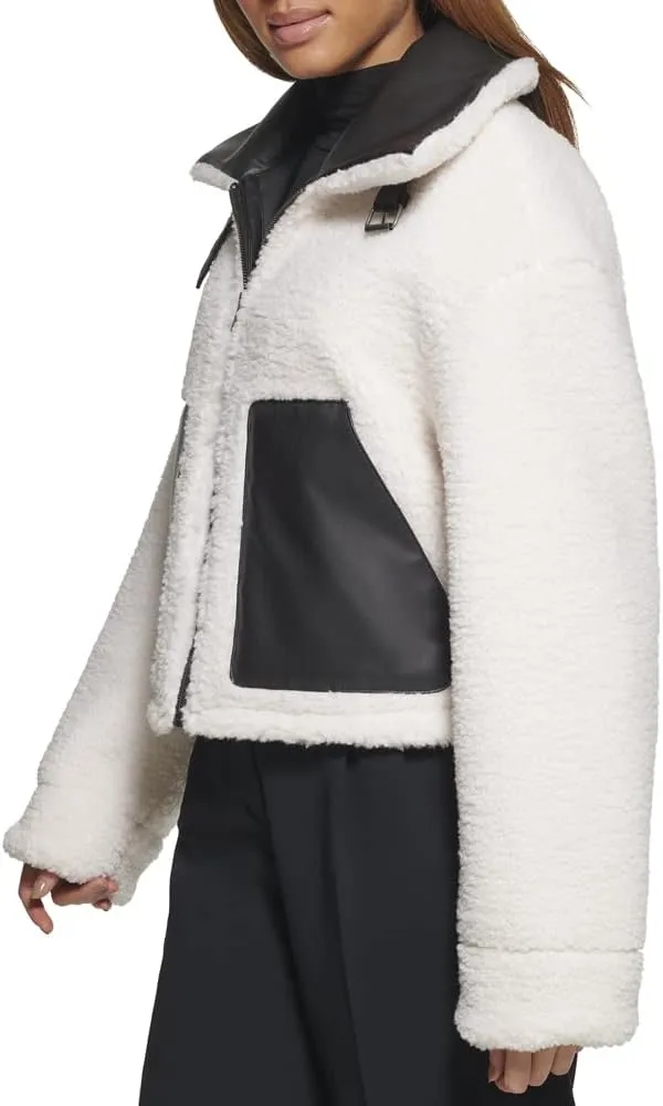 Levi's Women's Shorty Reversible Sherpa Faux Leather Jacket