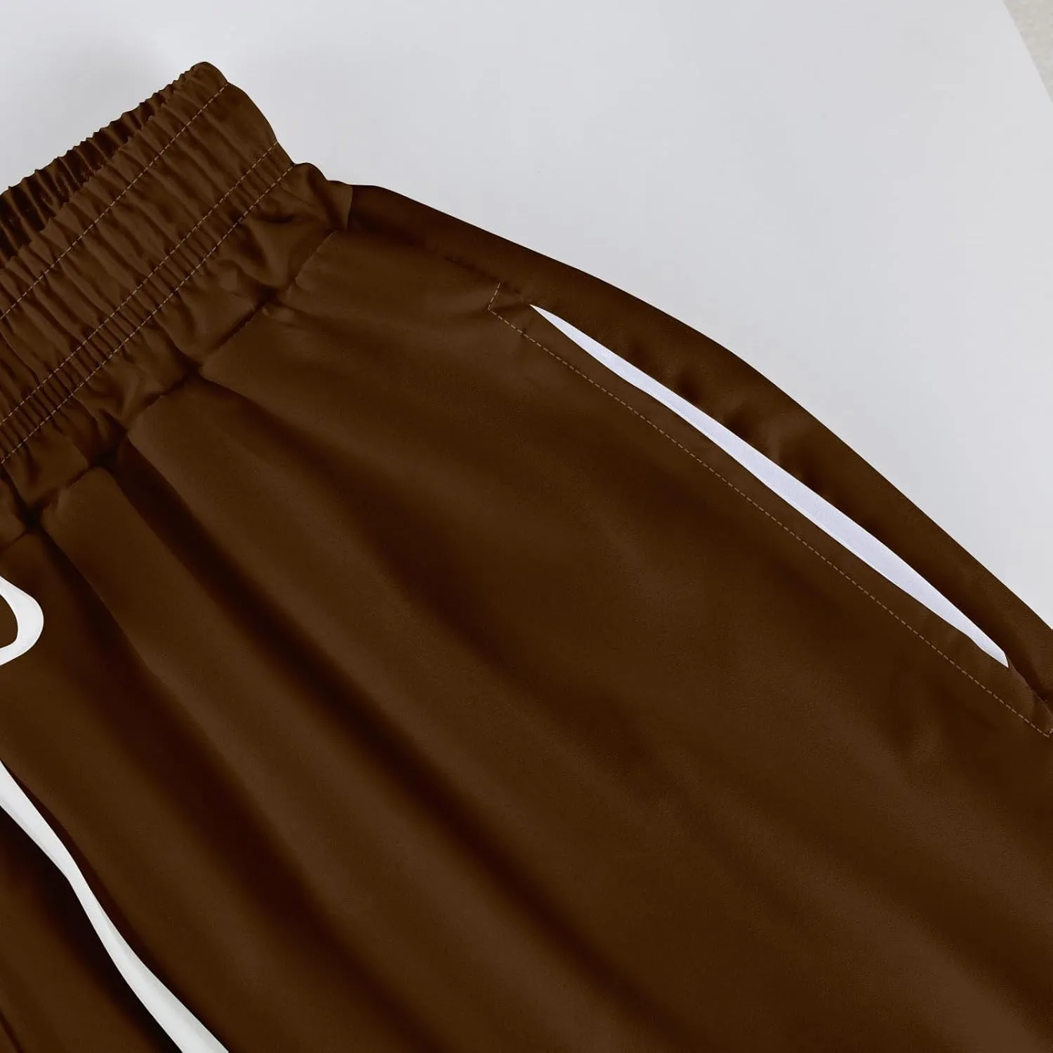 Linen Pants Women High Waisted Wide Leg Pants Drawstring Palazzo Lounge Pant Summer Beach Vacation Trousers