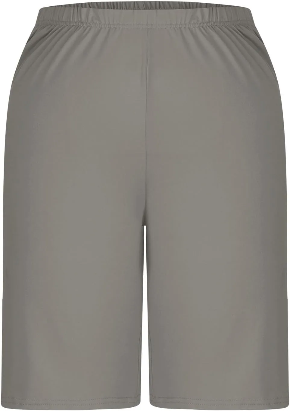 Linen Shorts for Women Casual Summer Shorts Plus Size High Waisted Wide Leg Drawstring Pants with Pockets