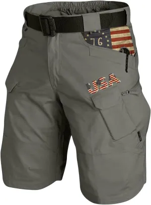 Men Cargo Shorts Long Water Resistant Quick Dry Breathable Tactical Pants Lightweight Stretch Ripstop Hiking Pants