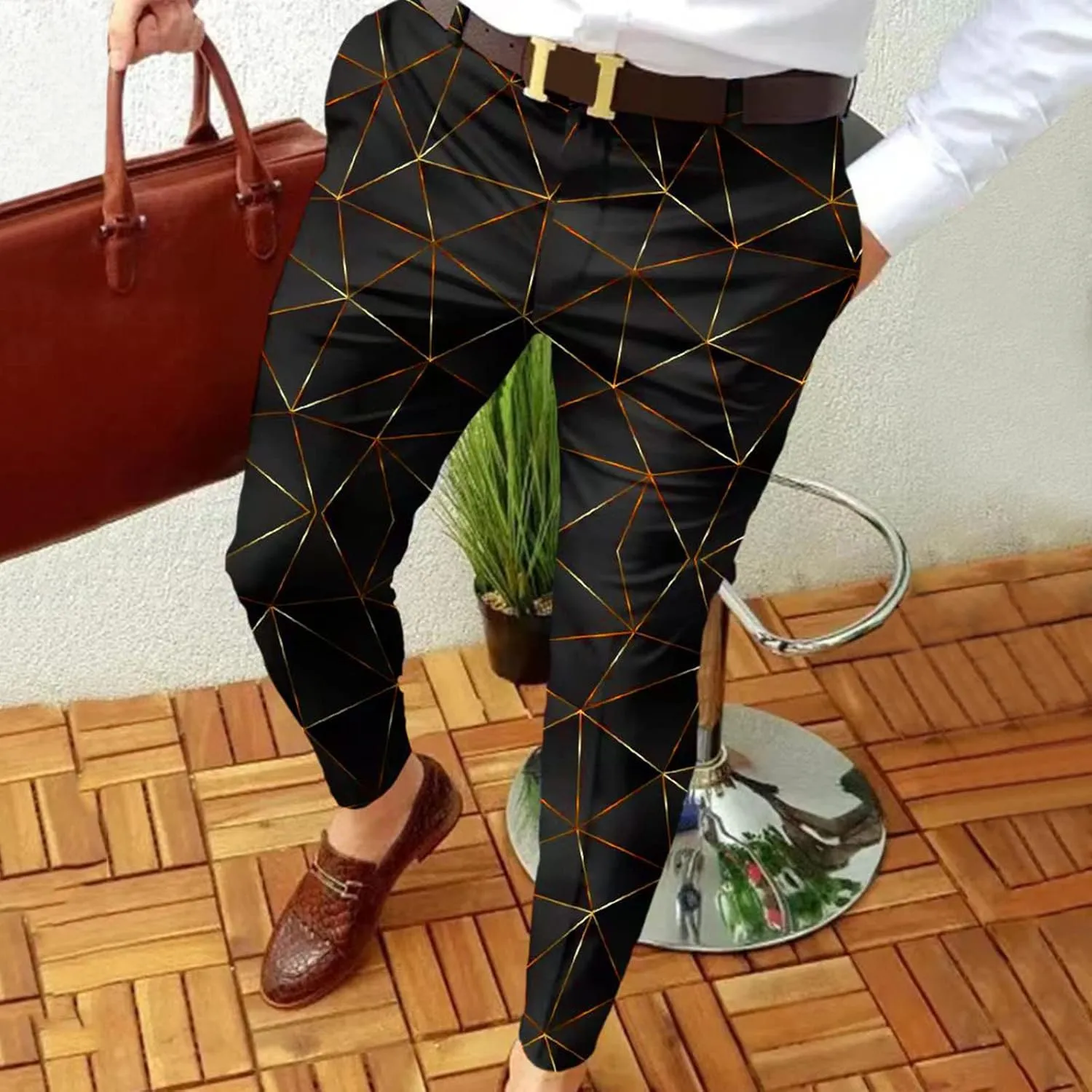 Men Fall Pants Mens Fall Pants Casual Mens Cargo Trousers Cotton Slim Fit Chinos Slim-Fit Flat-Front Dress Trousers