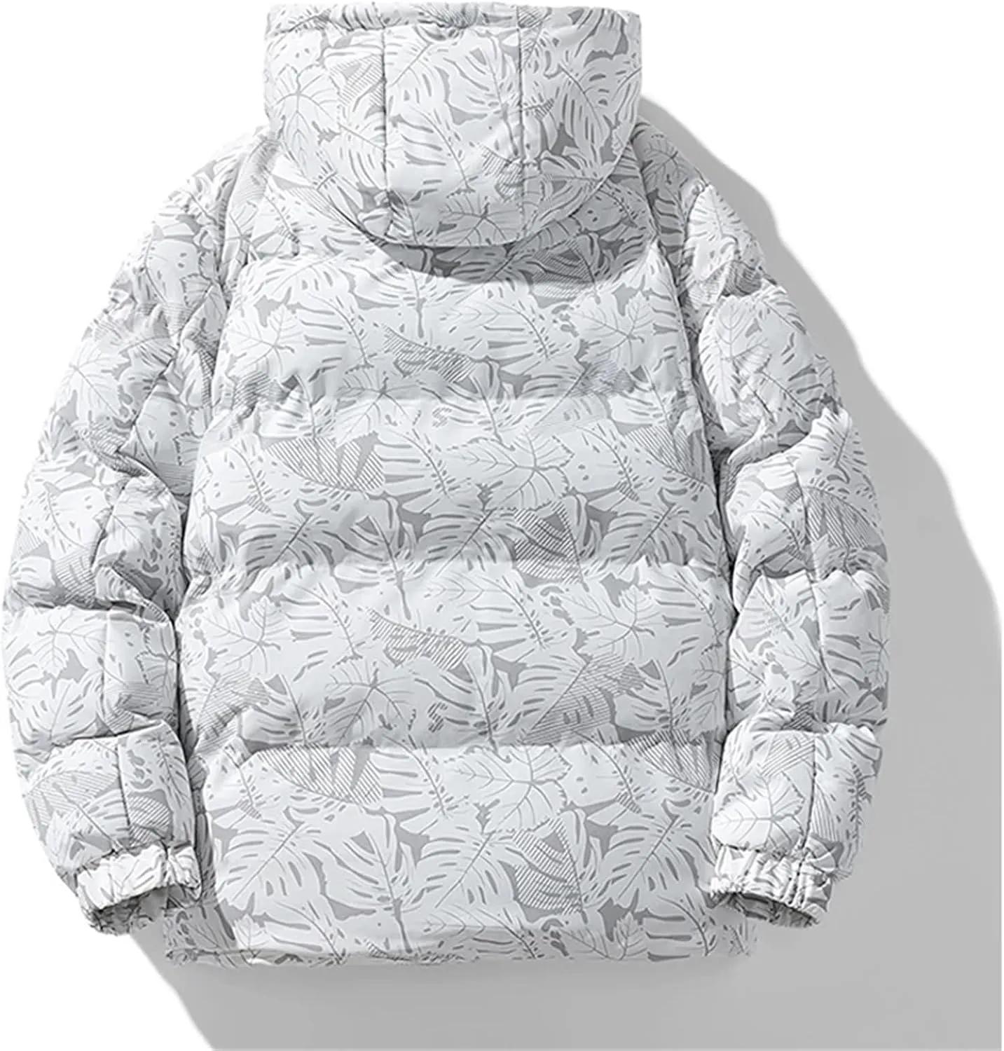 Men Parkas Hooded Coat Outwear Puffer Jacket Winter Cotton-Padded Men's Clothing Top