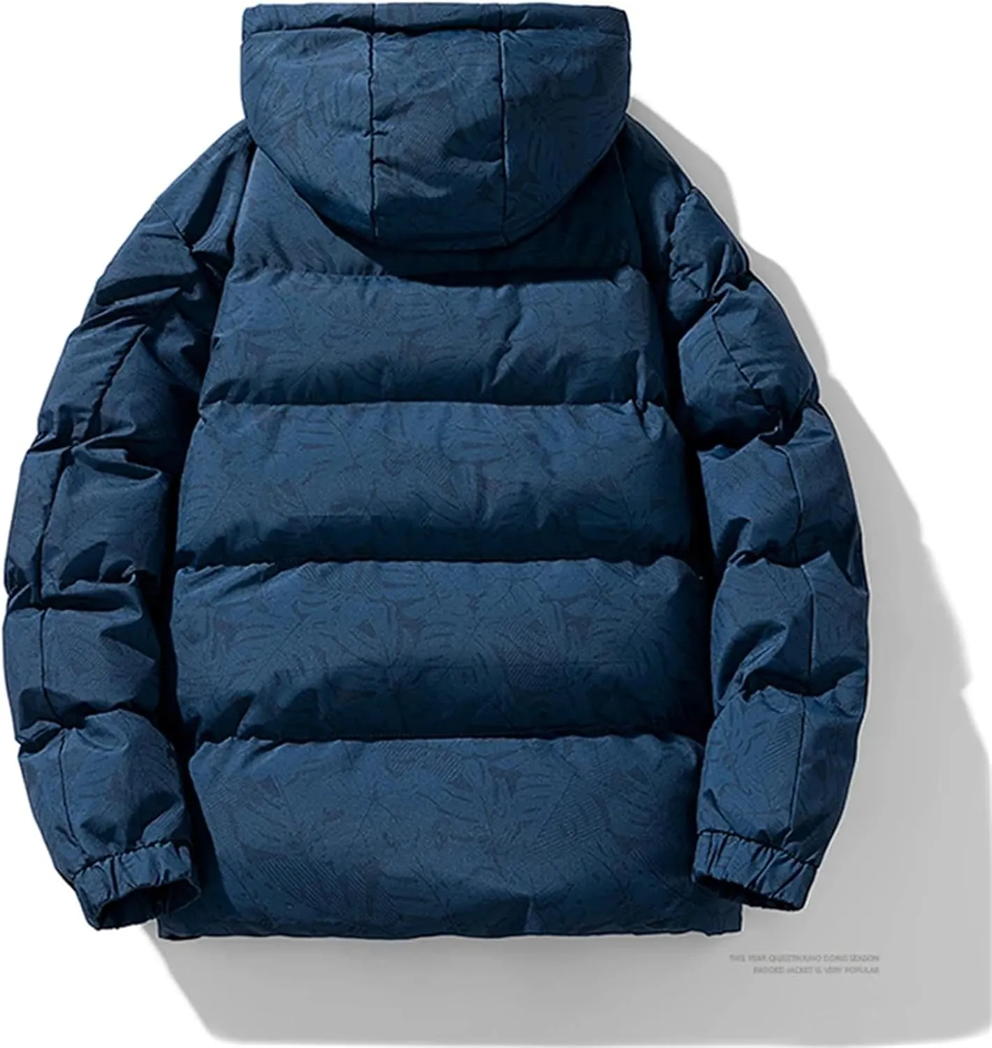Men Parkas Hooded Coat Outwear Puffer Jacket Winter Cotton-Padded Men's Clothing Top