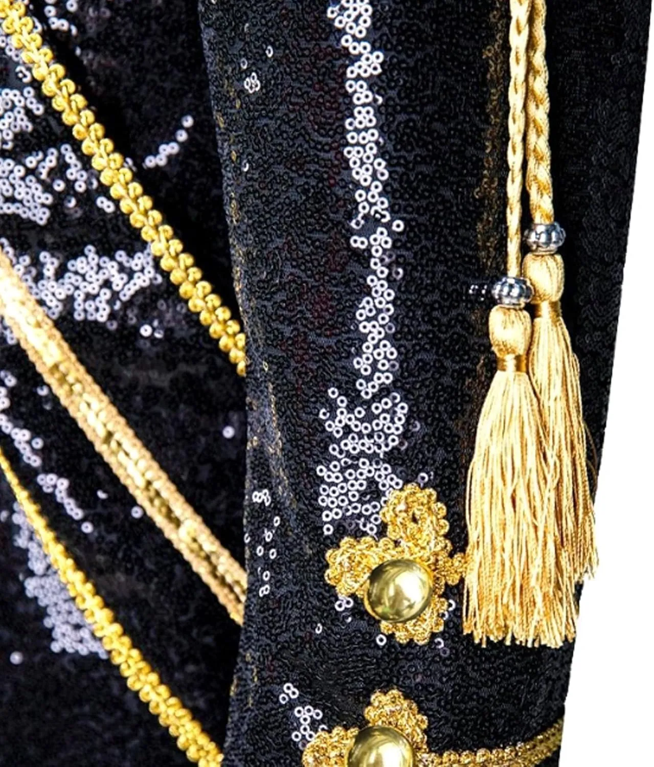 Mens Sequins Blazer Luxury Jacket Costumes Nightclub Bar Dress