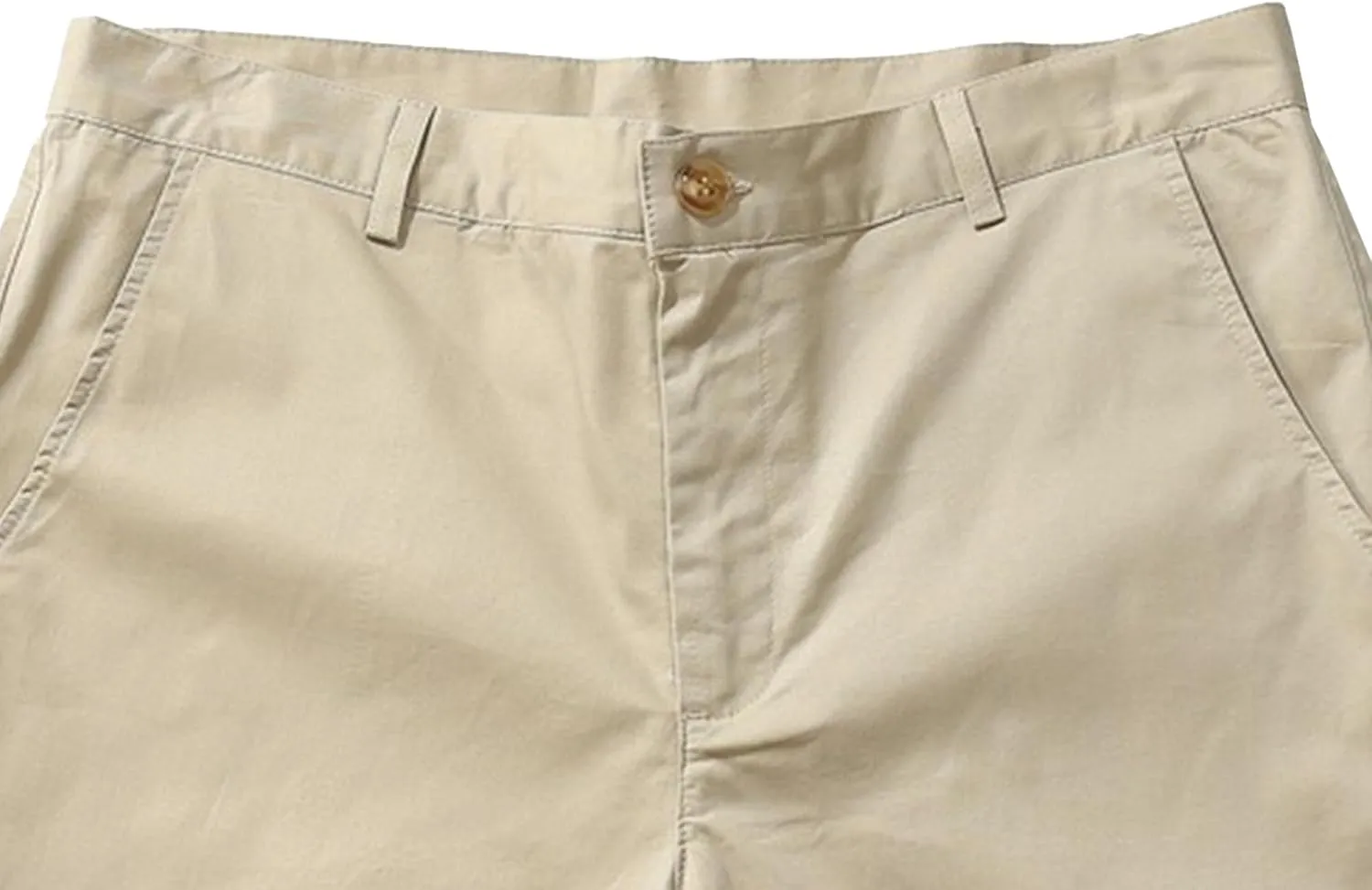 Men's Slim-Fit 5" Flat-Front Comfort Stretch Chino Lightweight Short with Pockets Summer Casual Shorts for Men