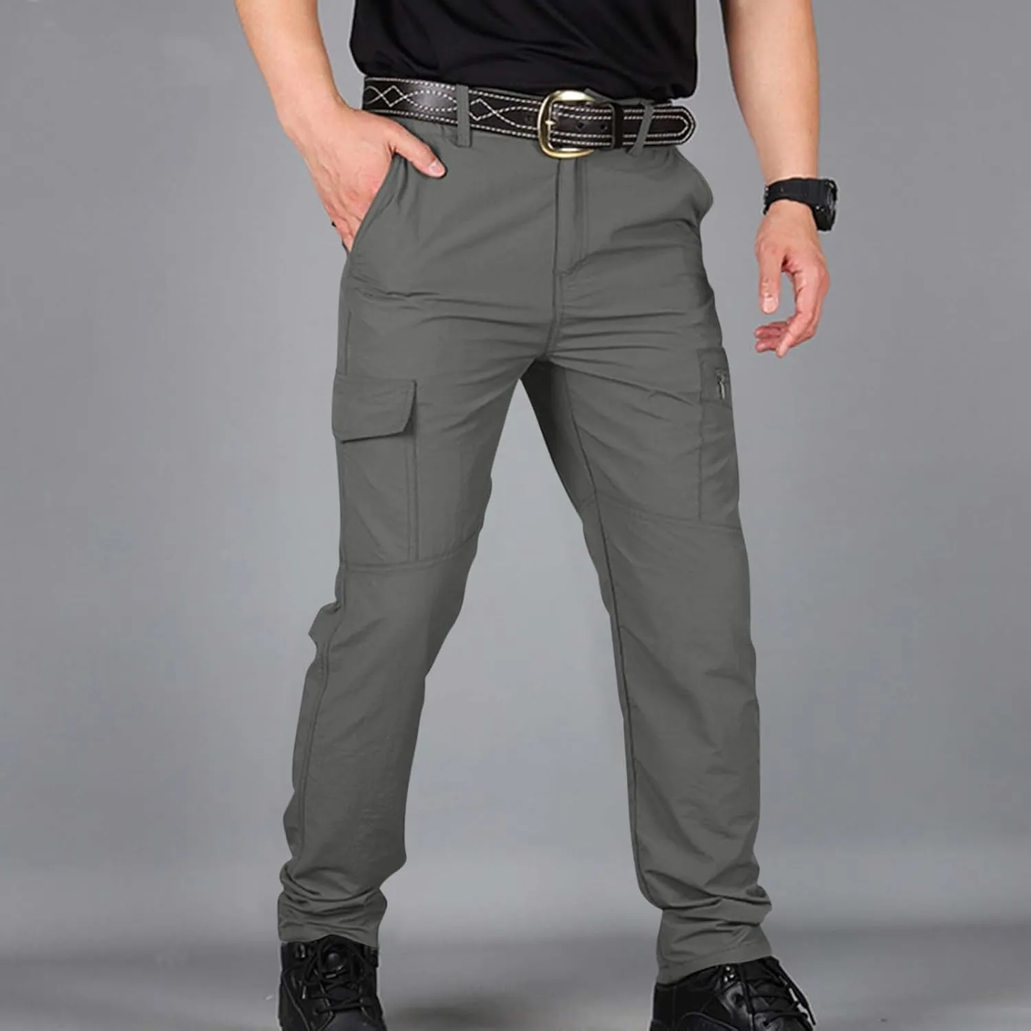 Men's Summer Quick Dry Work Pants 2025 Sports Outdoor Large Size Hiking Pants