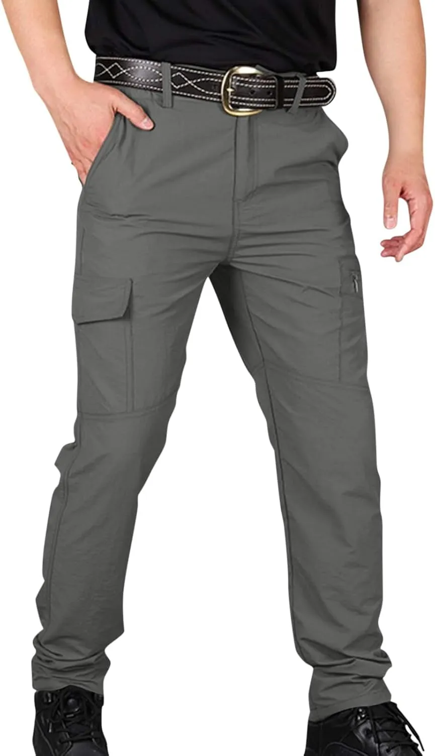 Men's Summer Quick Dry Work Pants 2025 Sports Outdoor Large Size Hiking Pants